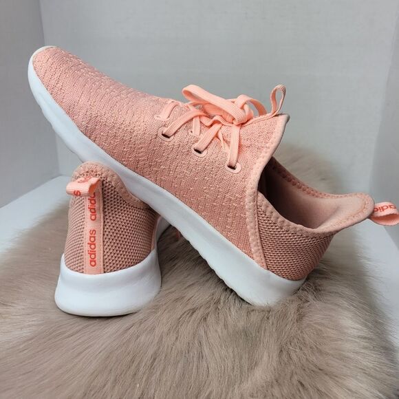Adidas 💯 Cloudfoam Peri Pink Sneakers Shoes Size 7 - Picture 6 of 10